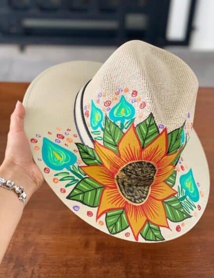 Flower Fedora Hat - Image 3