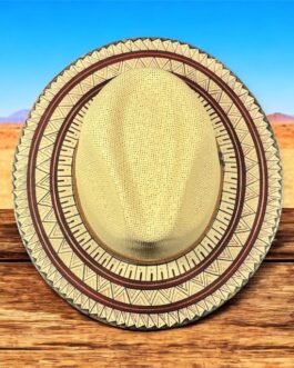 Custom Hand Painted Fedora Hat Painted In Detail Unisex Size L