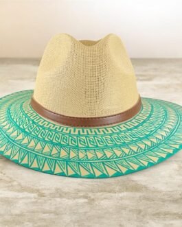 Custom Hand Painted Fedora Hat  Painted In Detail Unisex Size XL